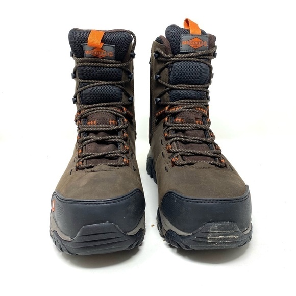 Merrell Men's J45315 Phaserboud Composite Toe Waterproof Safety Side Zip Boots - Picture 5 of 9